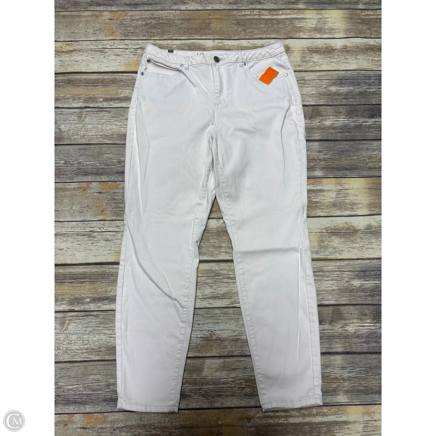 Jeans Skinny By Lc Lauren Conrad In White, Size: 16