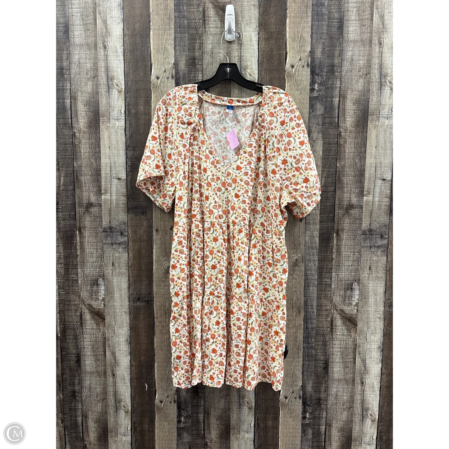 Dress Casual Short By Old Navy In Orange, Size: Xl