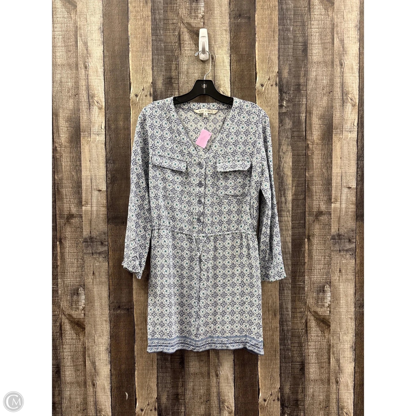 Dress Casual Short By Max Studio In Blue, Size: S
