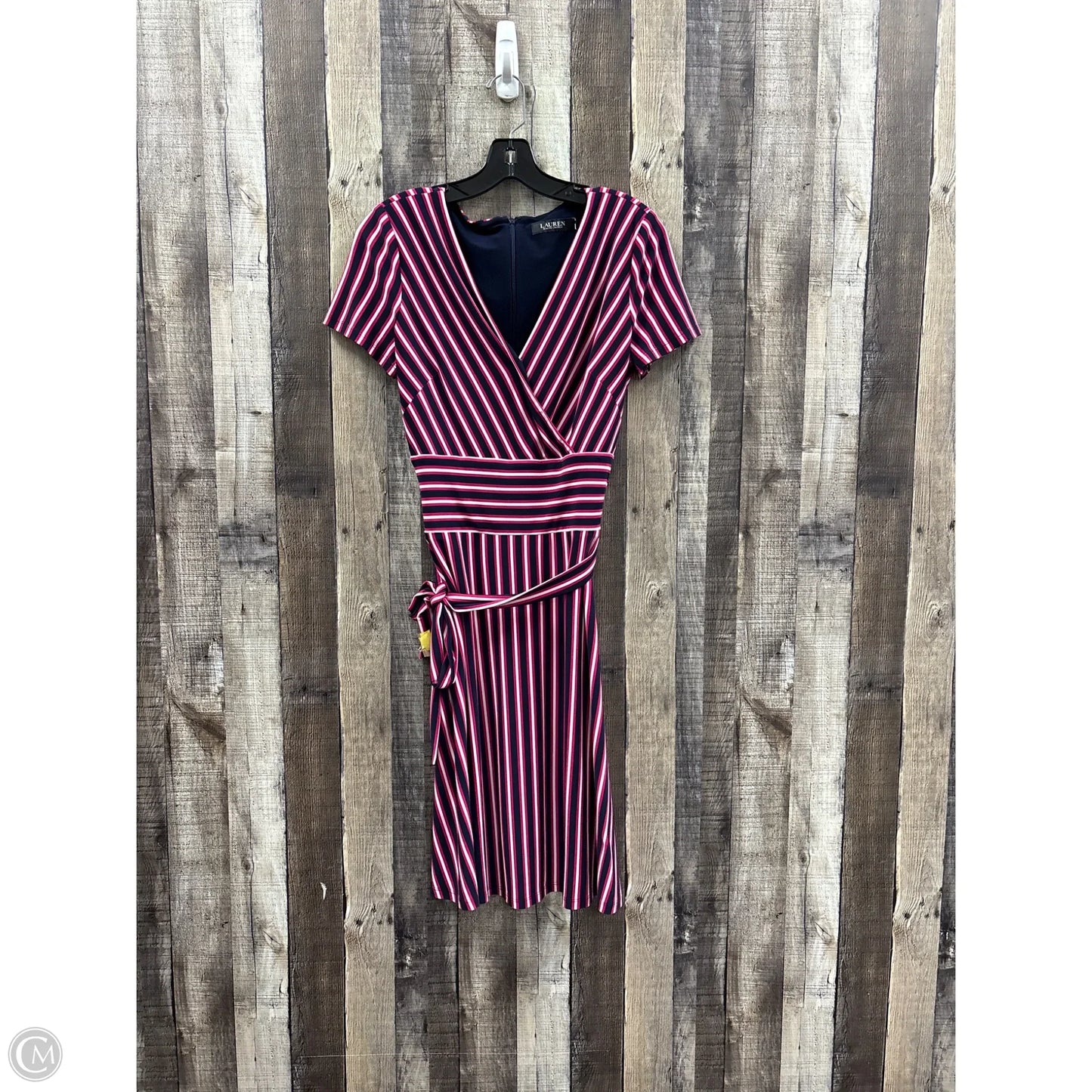 Dress Casual Midi By Lauren By Ralph Lauren In Pink, Size: S