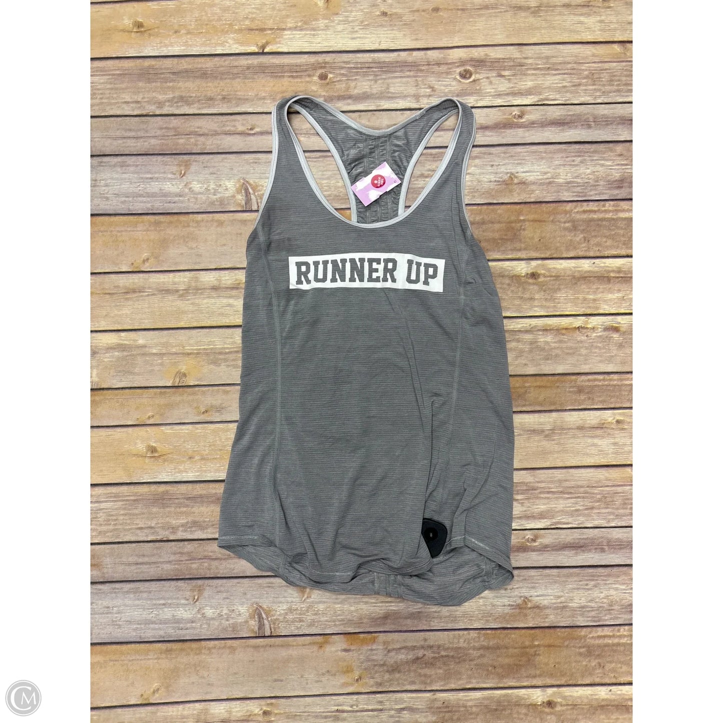 Athletic Tank Top By Lululemon In Grey, Size: S