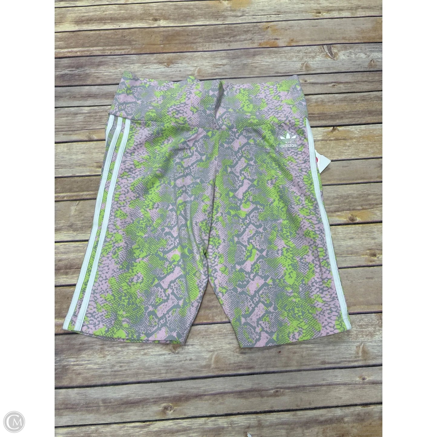 Athletic Shorts By Adidas In Nautical Print, Size: L