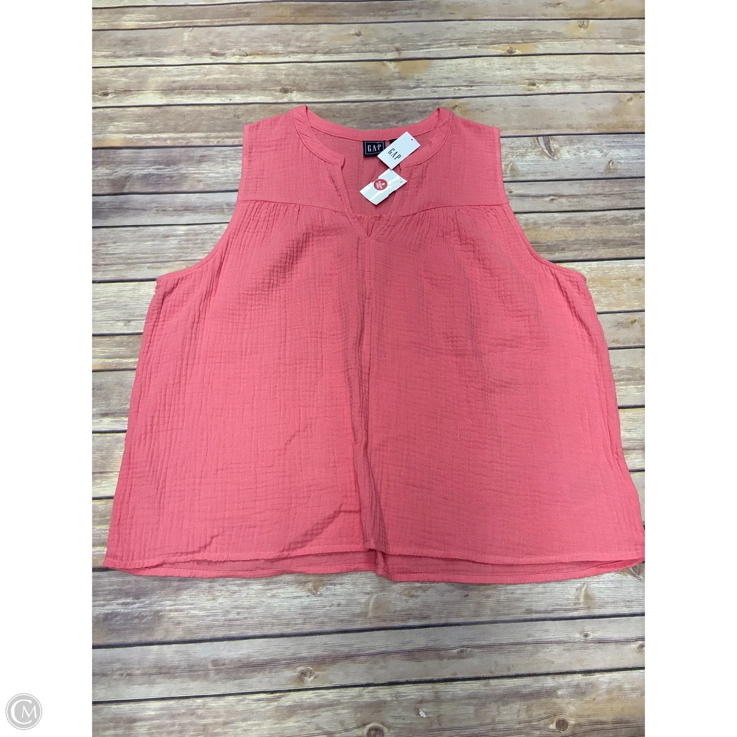 Tank Top By Gap In Pink, Size: L
