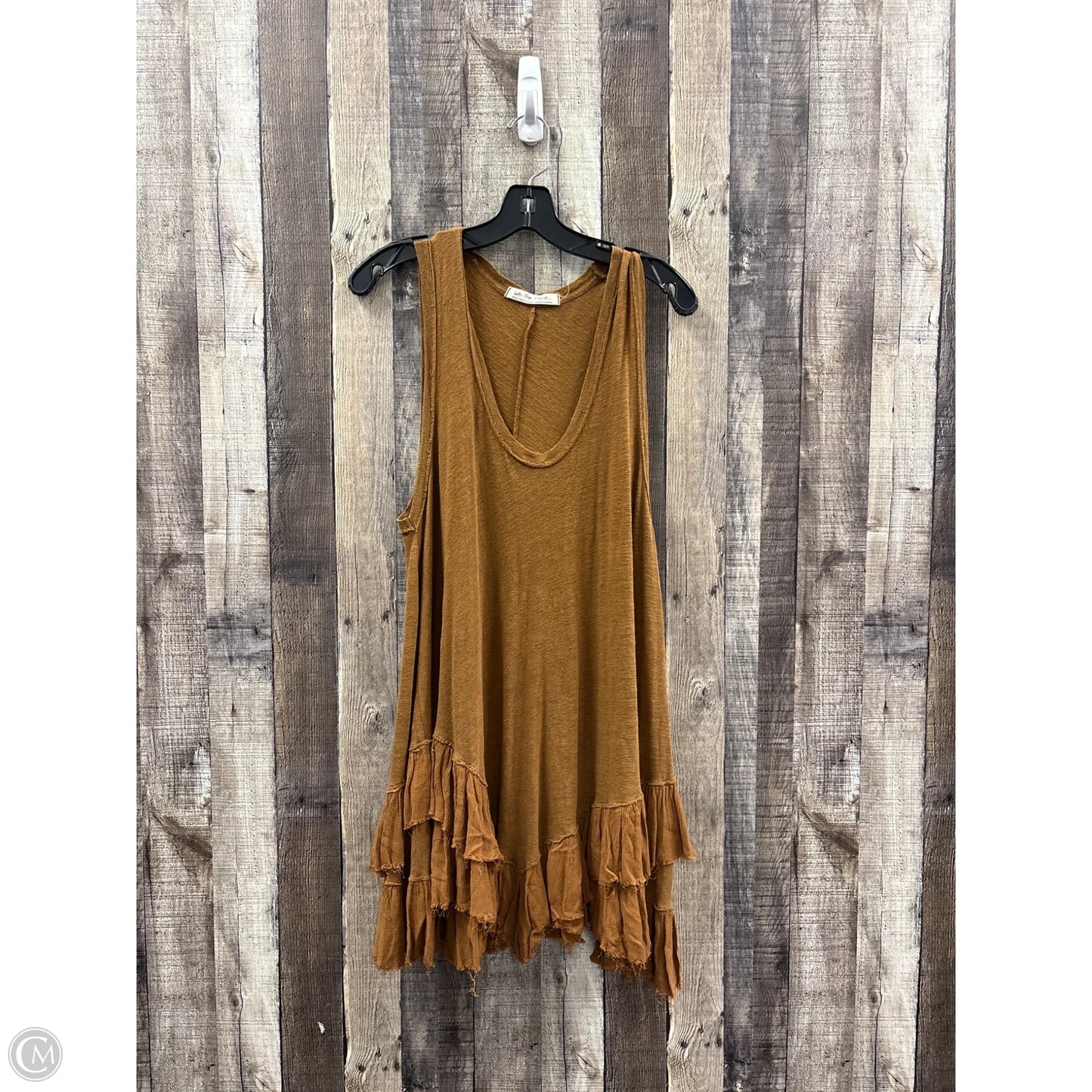 Dress Casual Maxi By Free People In Brown, Size: S