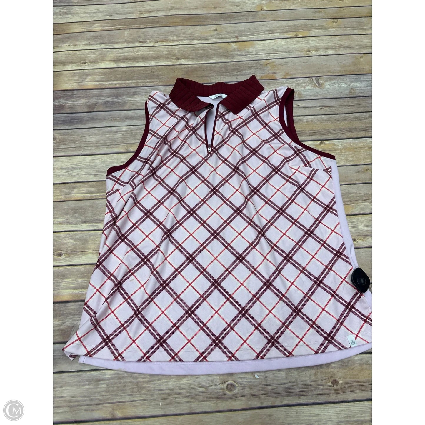 Athletic Tank Top By Lady Hagen In Pink, Size: Xxl