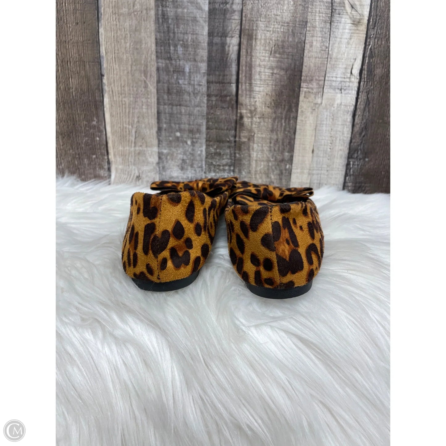 Shoes Flats By Cmf In Animal Print, Size: 12