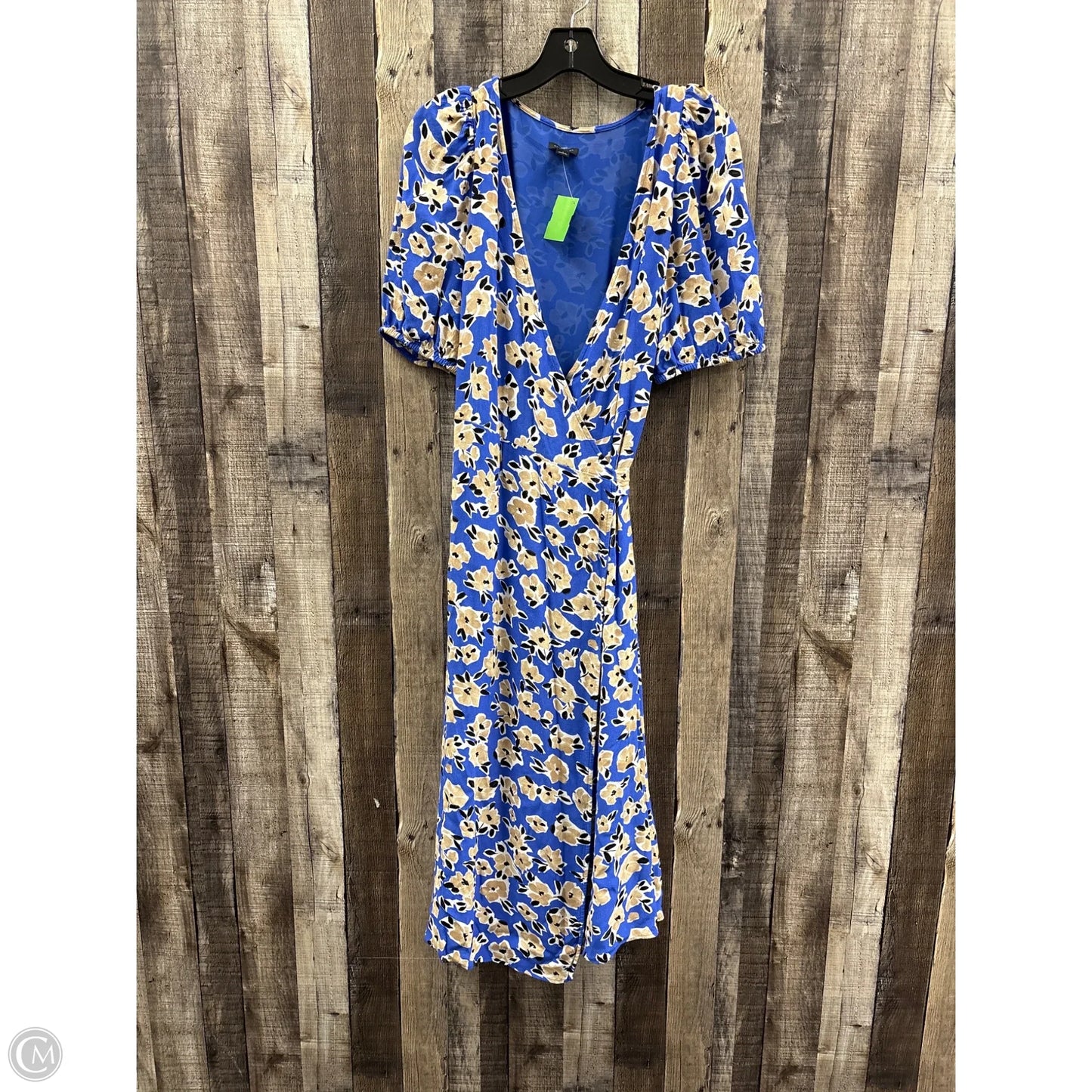 Dress Casual Maxi By Ann Taylor In Blue, Size: 4