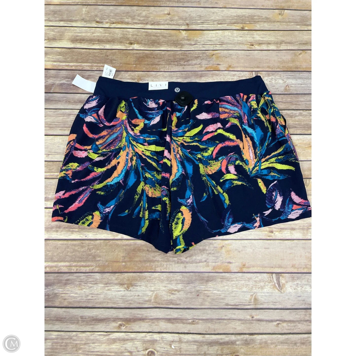 Athletic Shorts By Livi Active In Blue, Size: Xl