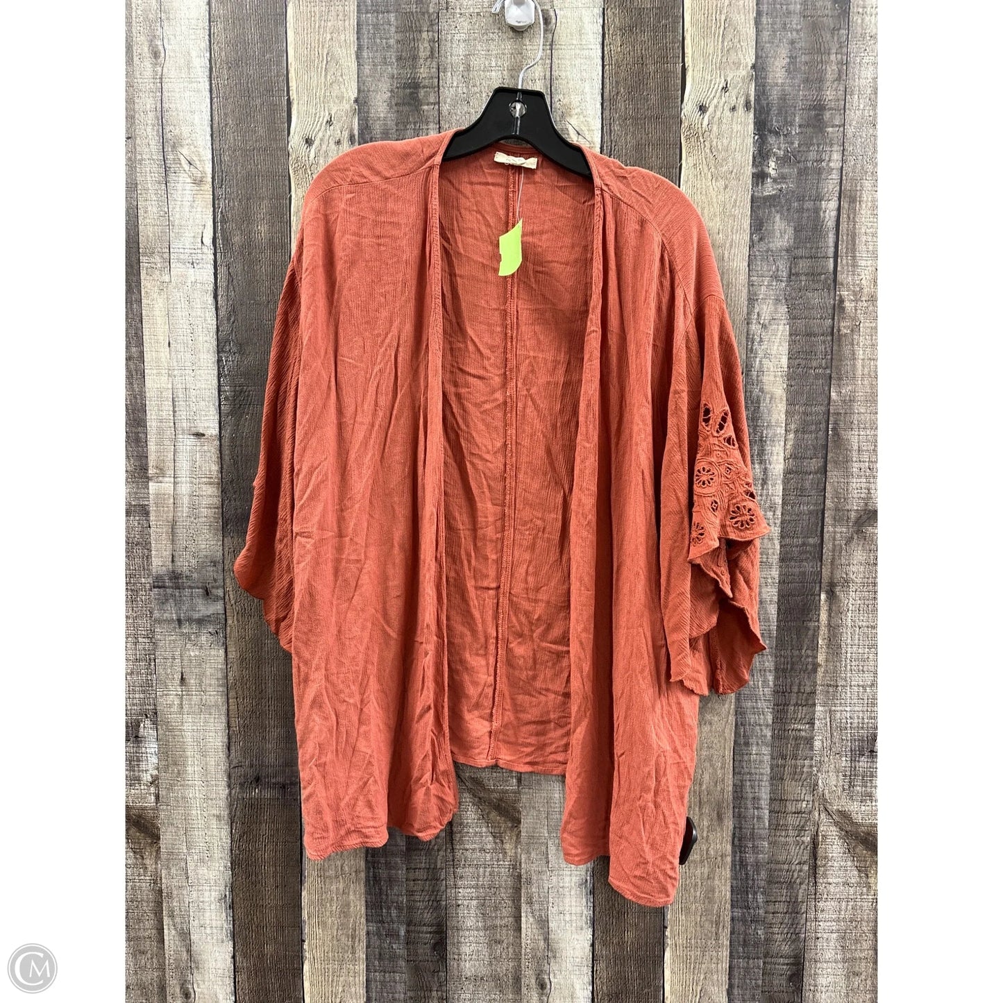 Cardigan By Maurices In Orange, Size: Xl