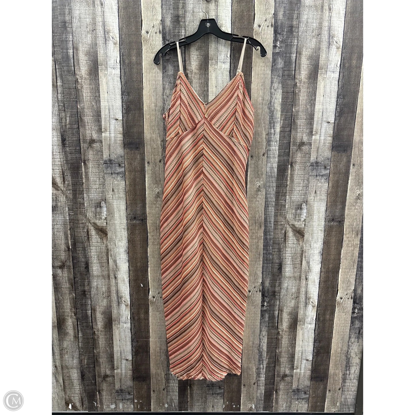Dress Casual Maxi By Vero Moda In Orange, Size: L