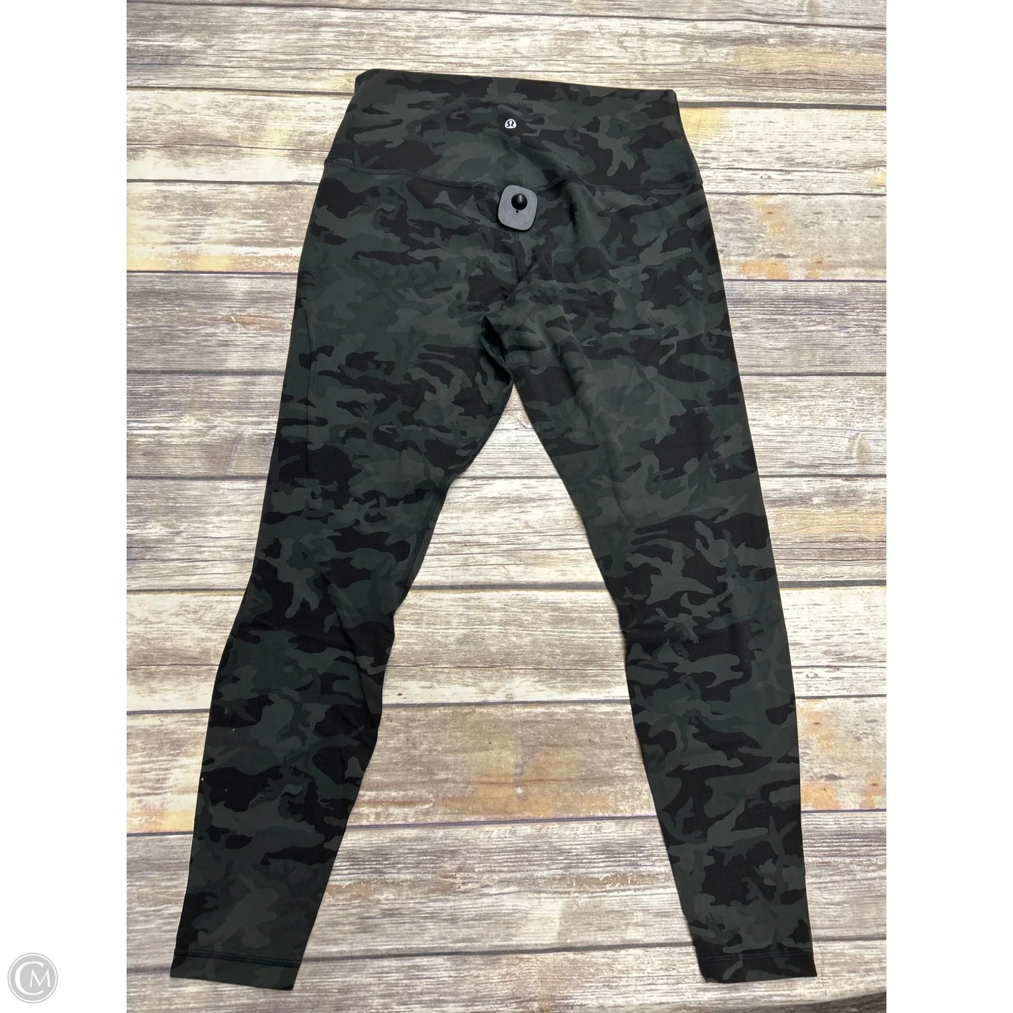 Athletic Leggings By Lululemon In Green, Size: 12