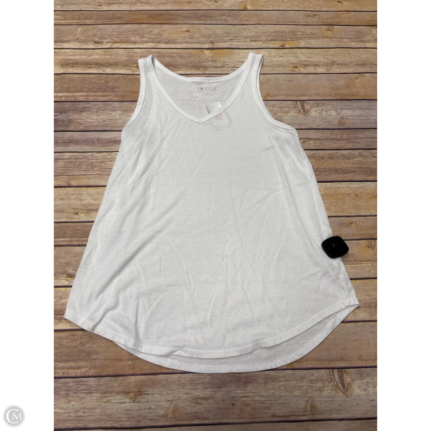 Top Sleeveless Basic By Stylus In White, Size: M