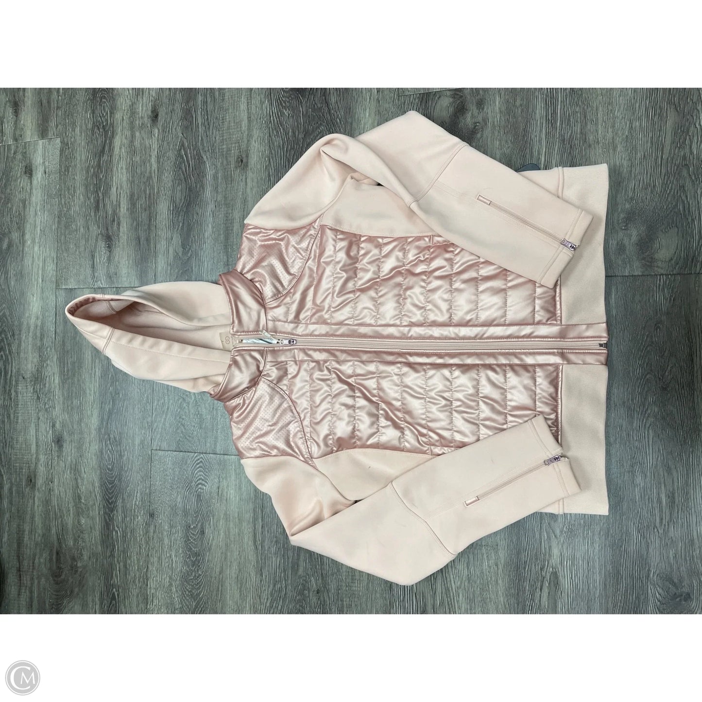 Athletic Jacket By Calia In Peach, Size: L