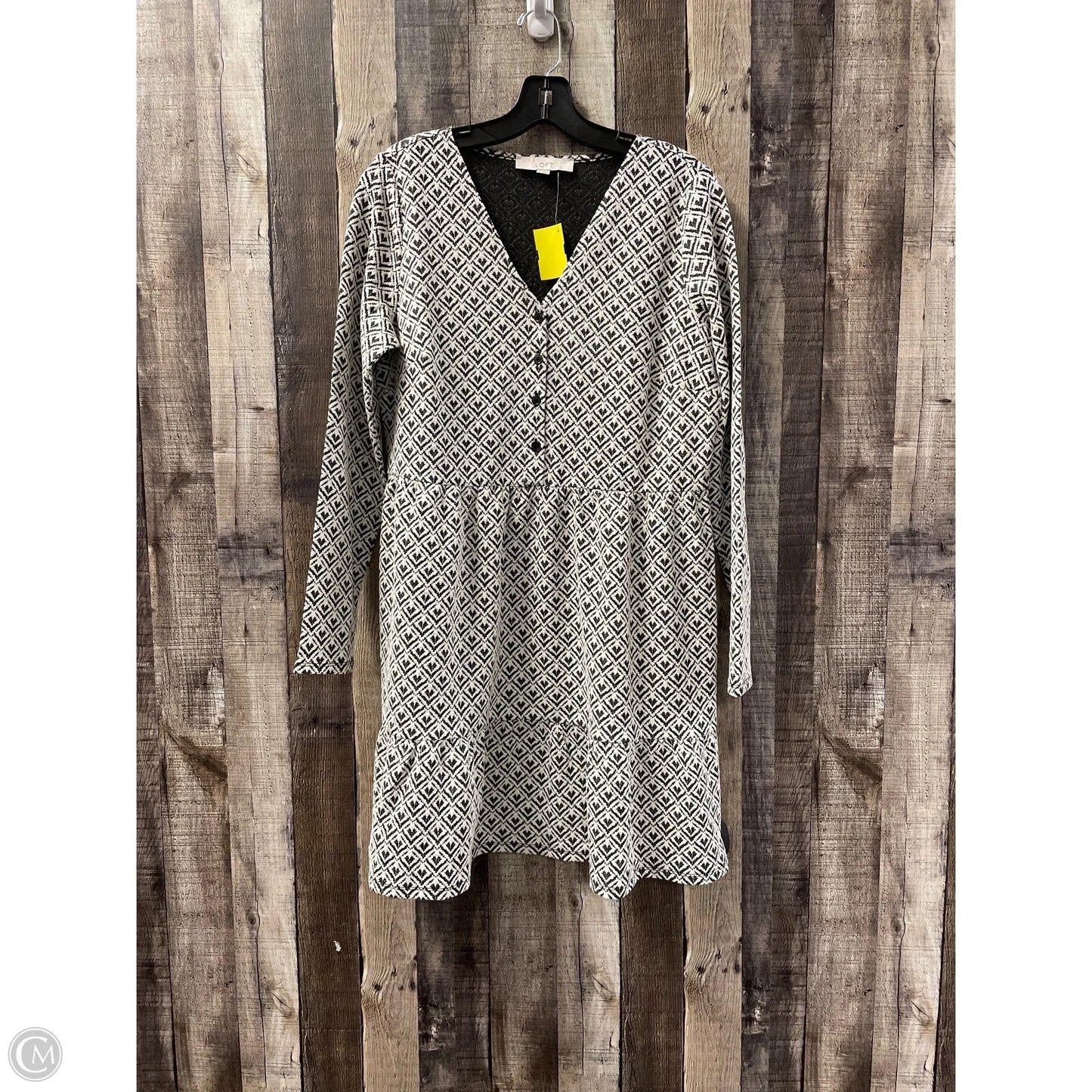 Dress Casual Short By Loft In Black & White, Size: S