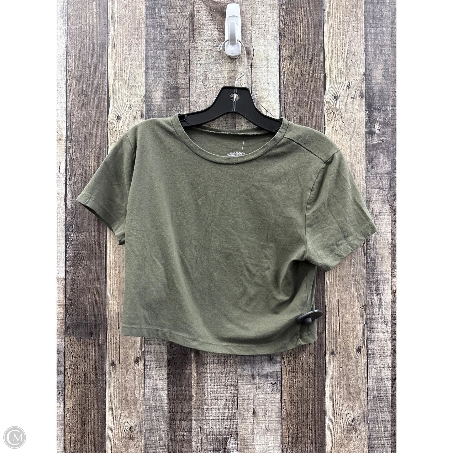Top Short Sleeve By Wild Fable In Green, Size: Xl