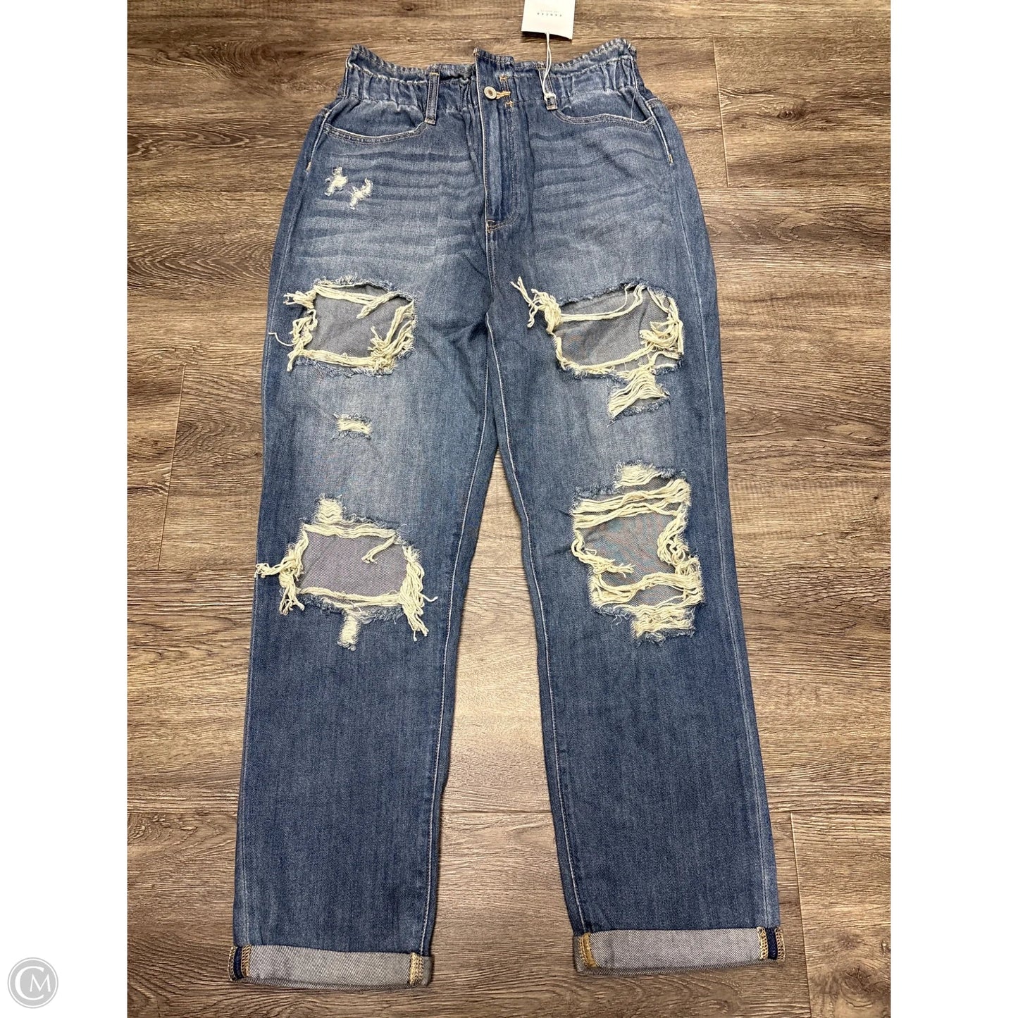 Jeans Straight By Kancan In Blue Denim, Size: 8