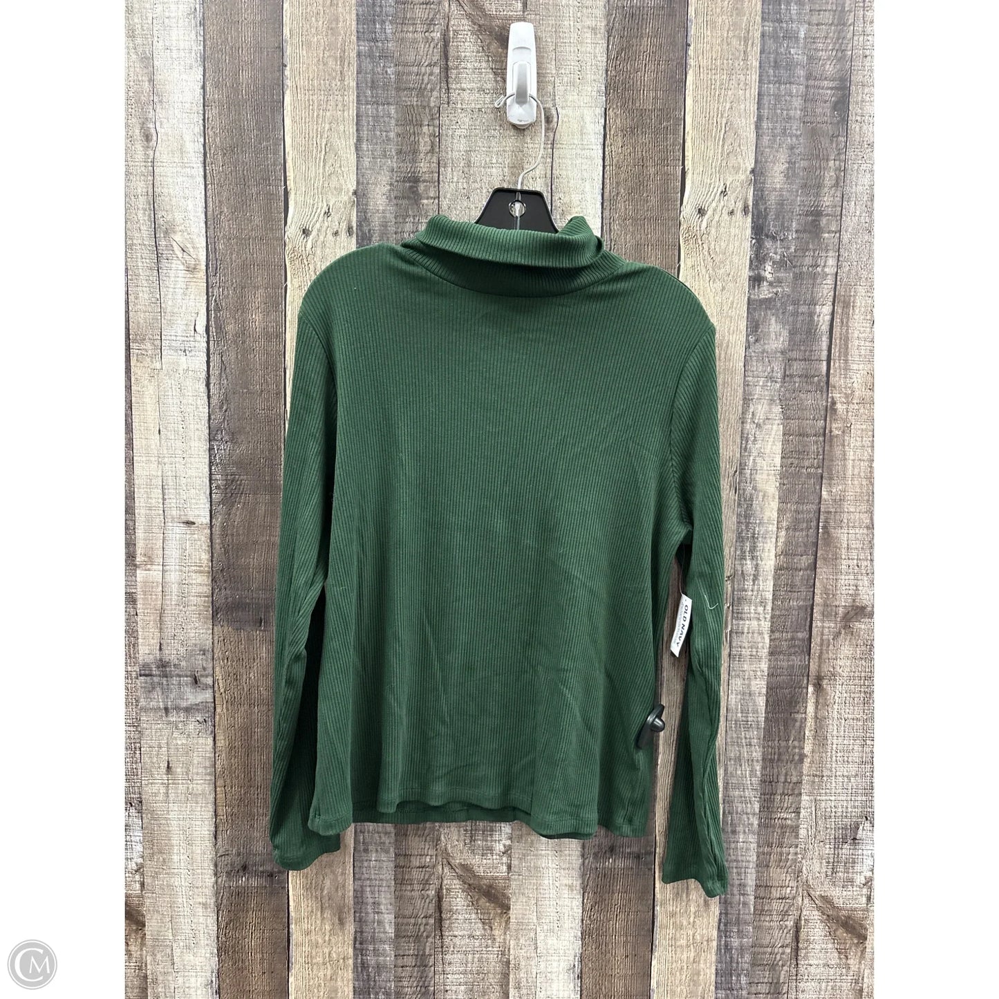Top Long Sleeve By Old Navy In Green, Size: Xl