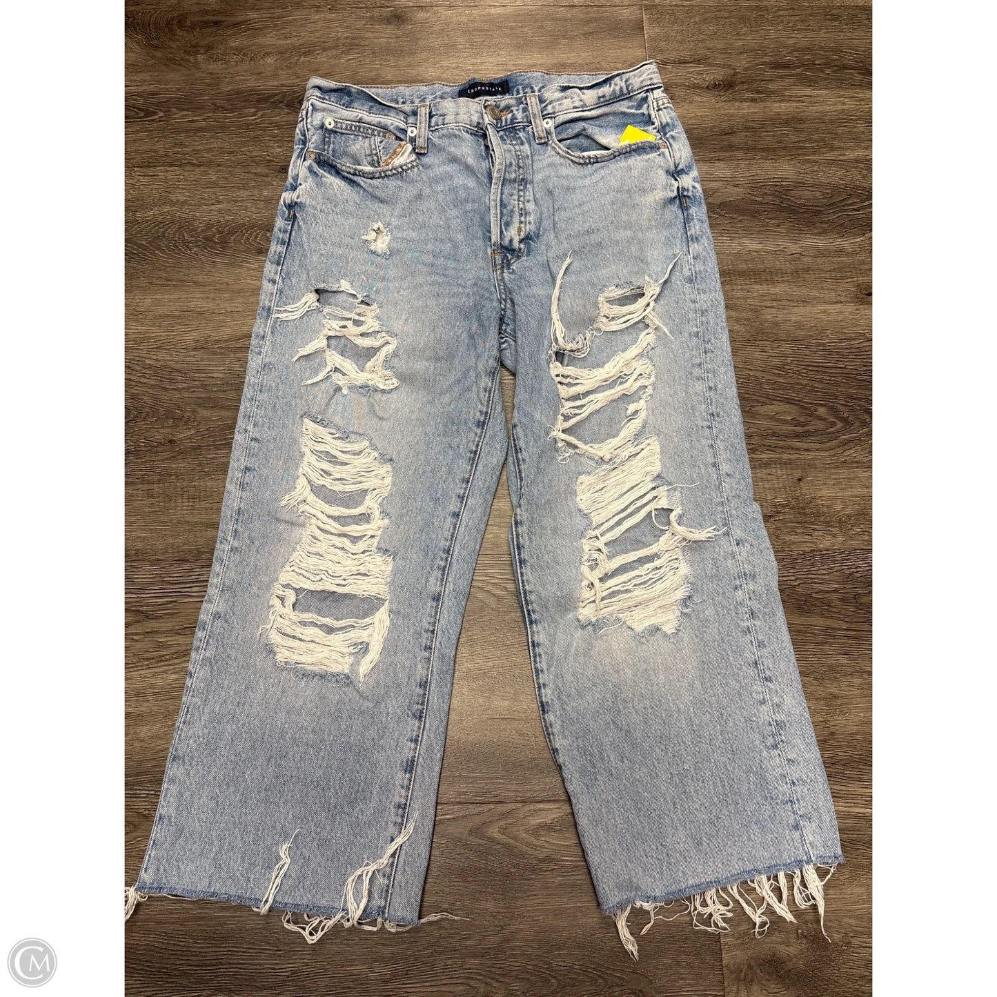 Jeans Wide Leg By Aeropostale In Blue Denim, Size: 8