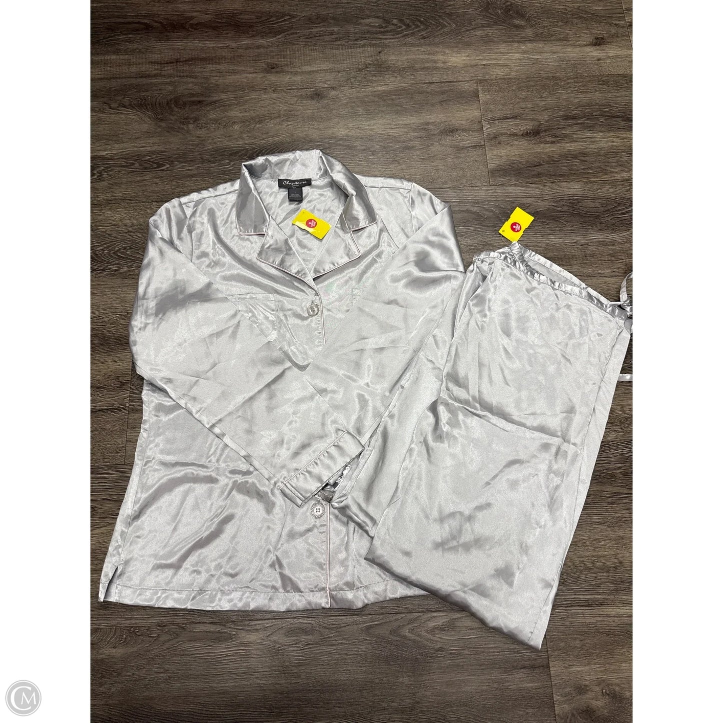 Pajamas 2pc By Cme In Silver, Size: L