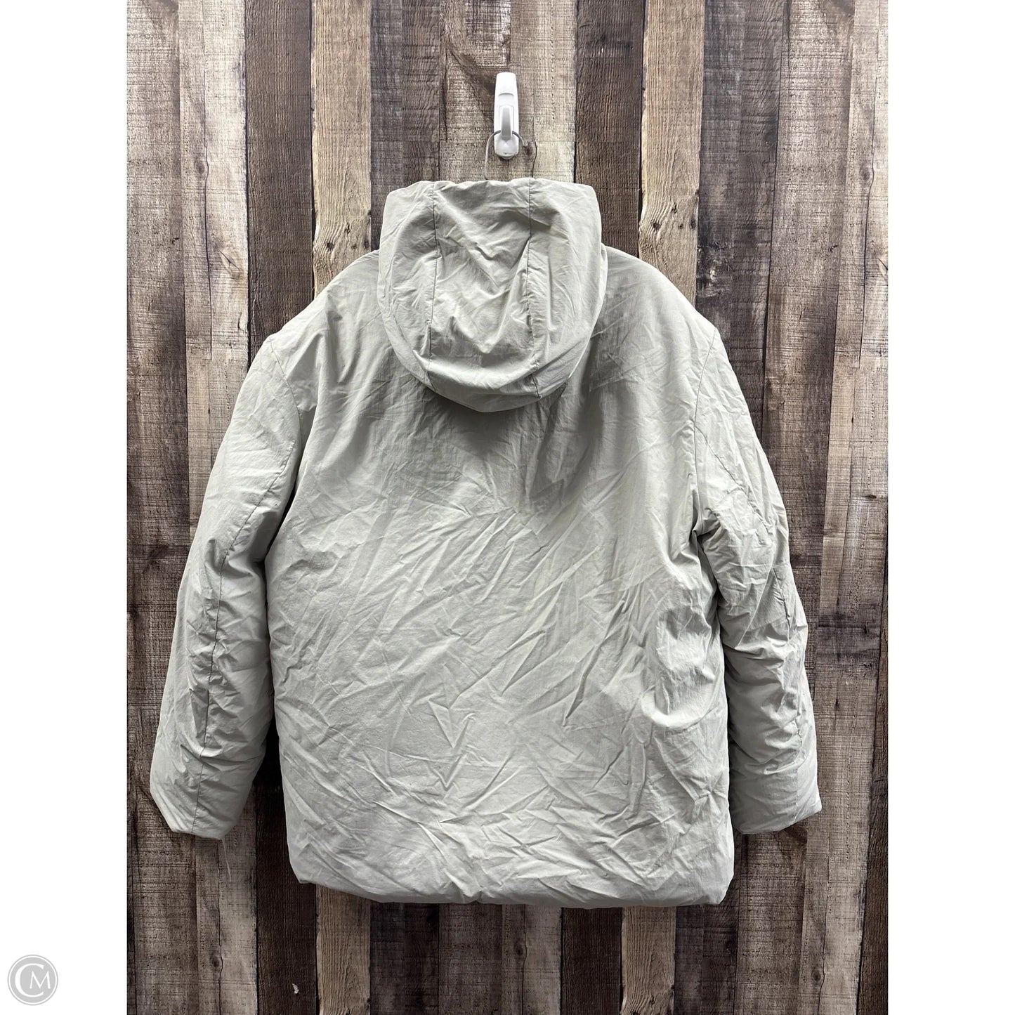 Coat Puffer & Quilted By Gap In Grey, Size: M