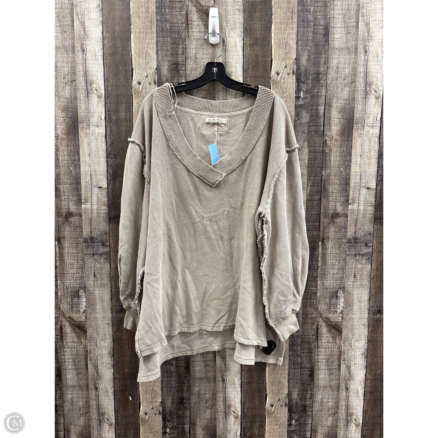 Top Long Sleeve By We The Free In Taupe, Size: L