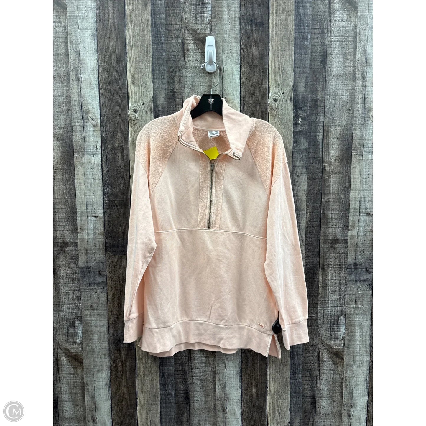 Sweatshirt Collar By Pink In Pink, Size: Xs
