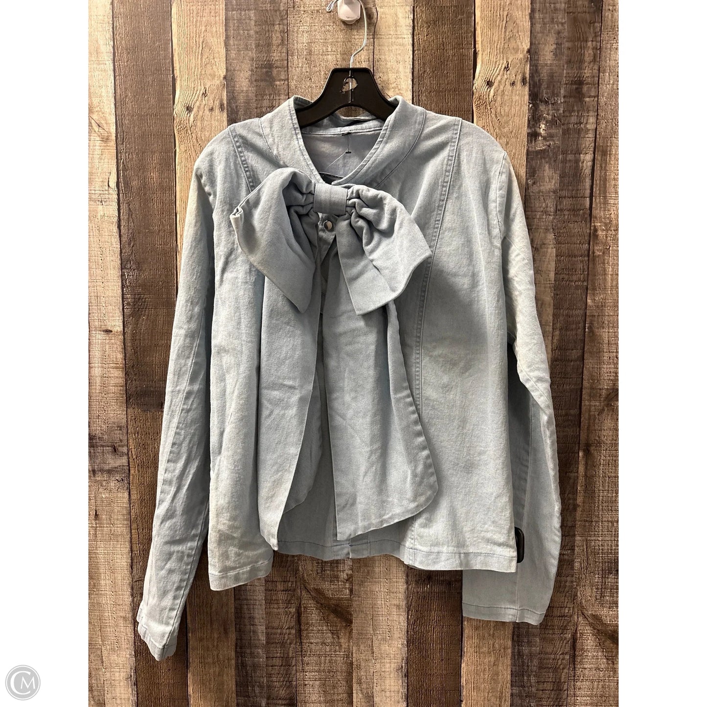 Jacket Denim By Cmf In Blue, Size: Xl