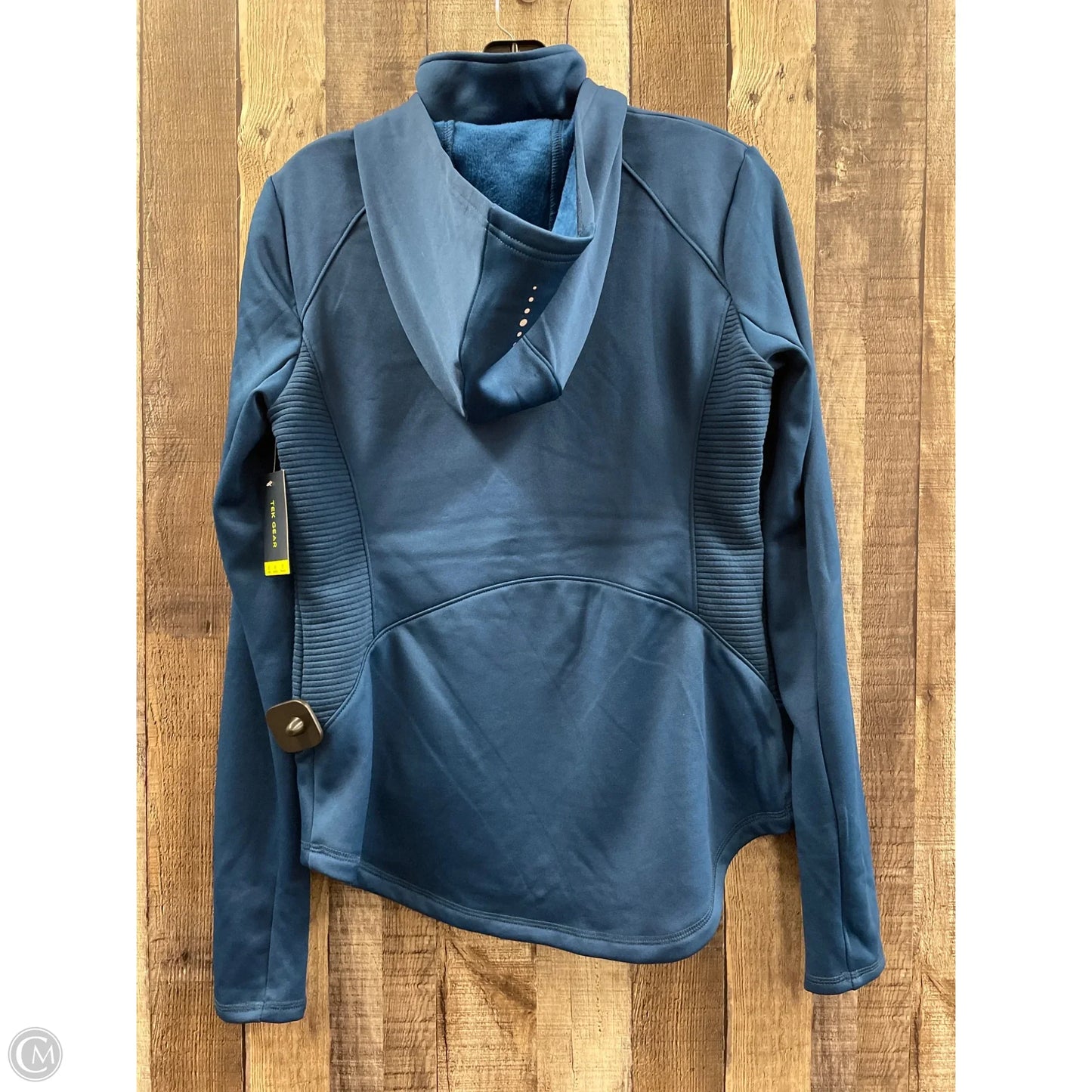 Athletic Jacket By Tek Gear In Blue, Size: M