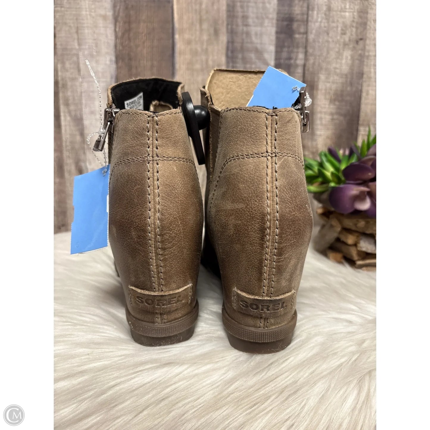 Boots Ankle Flats By Sorel In Brown, Size: 9