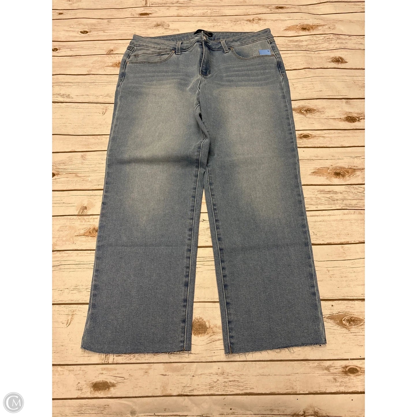 Jeans Straight By 1822 Denim In Blue Denim, Size: 16