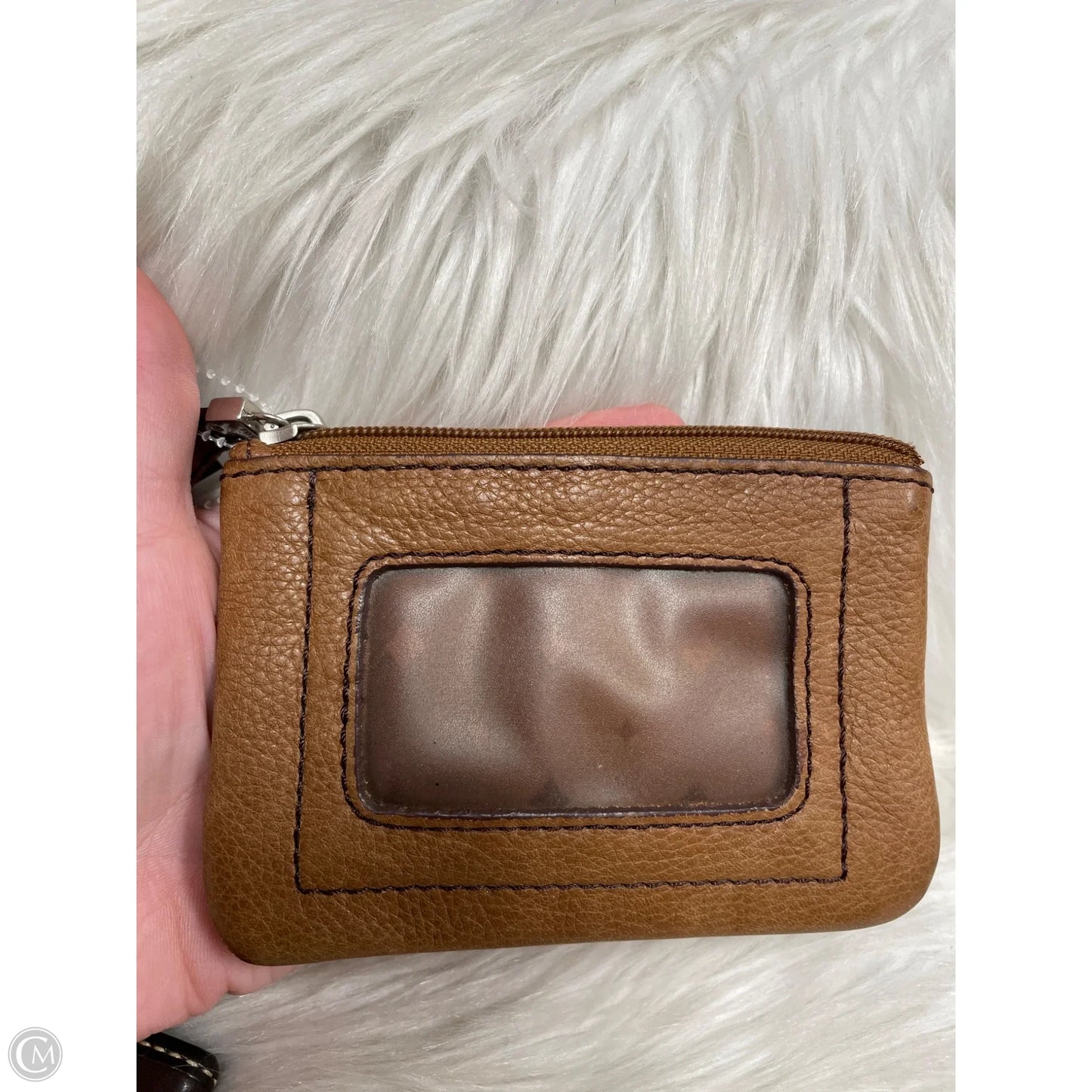 Wallet Leather By Fossil, Size: Small