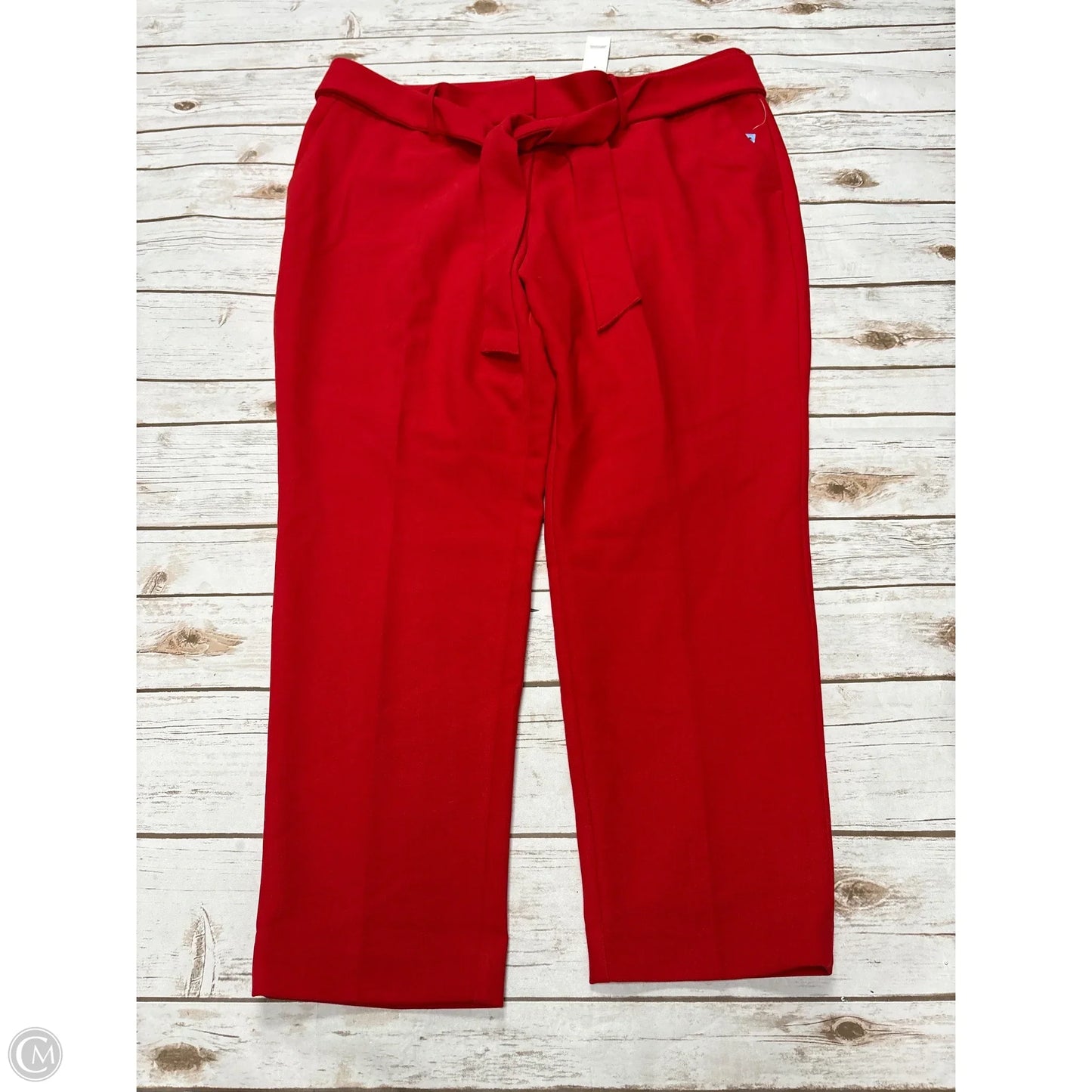 Pants Dress By Loft In Red, Size: 18