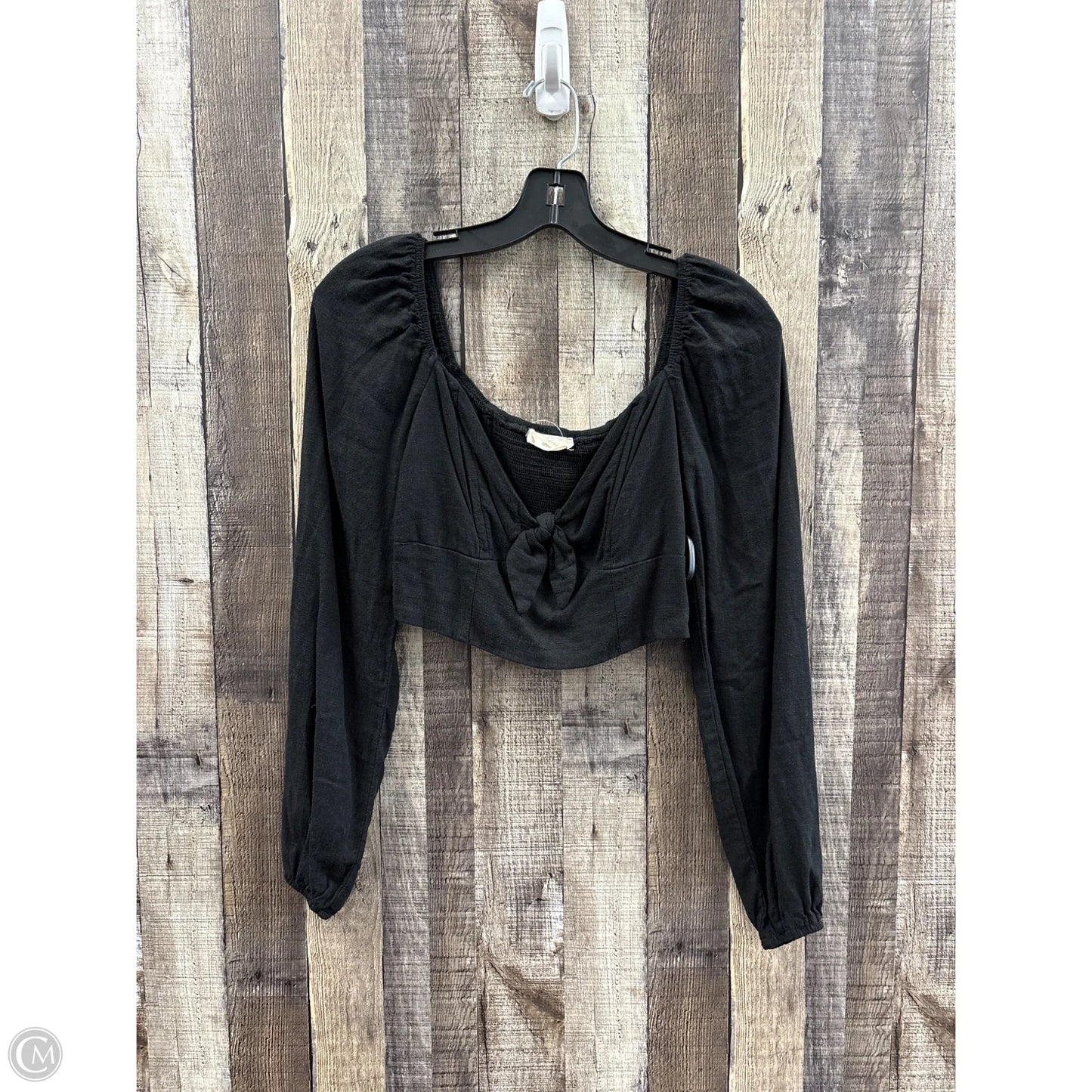 Top Long Sleeve By Altard State In Black, Size: S