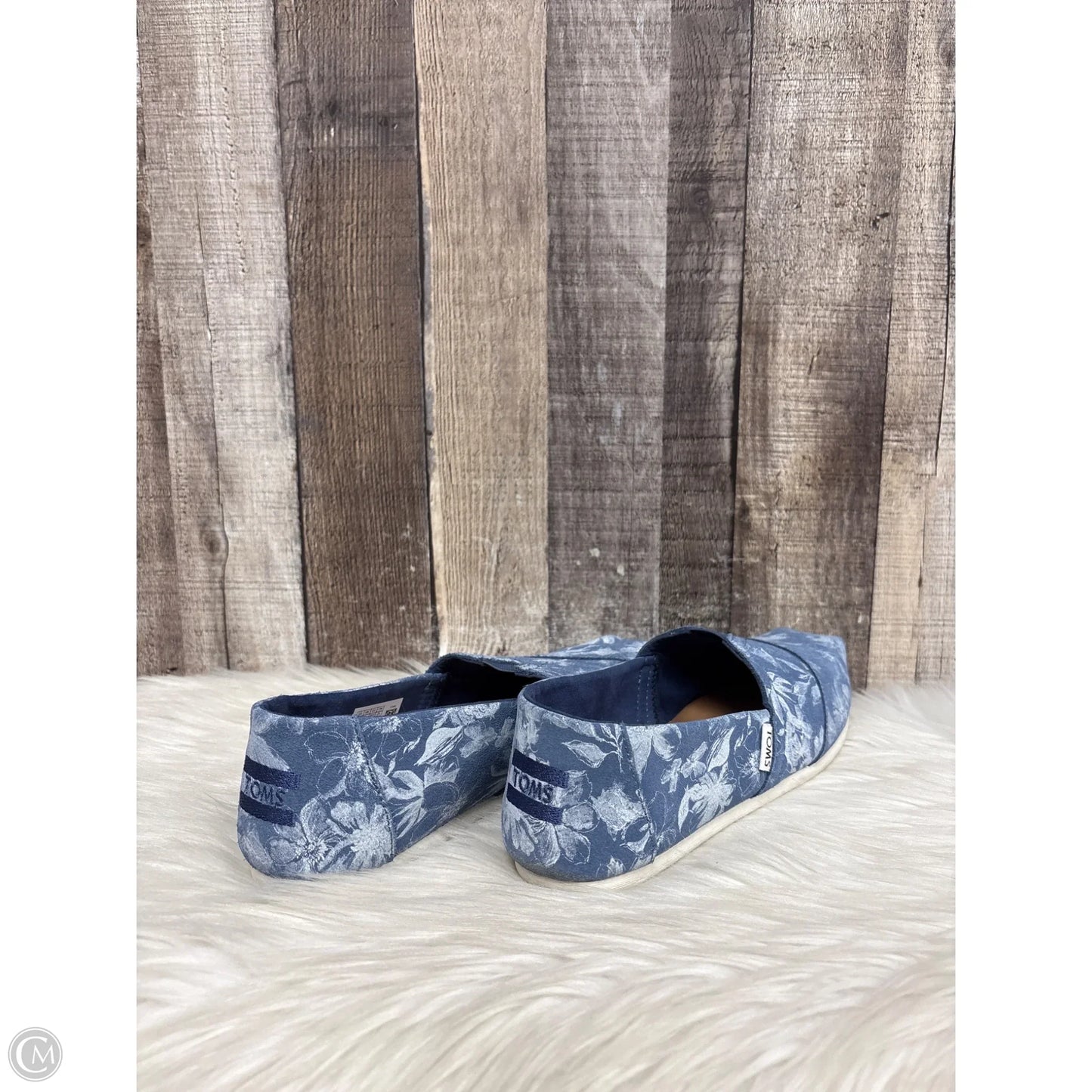 Shoes Flats By Toms In Blue, Size: 8