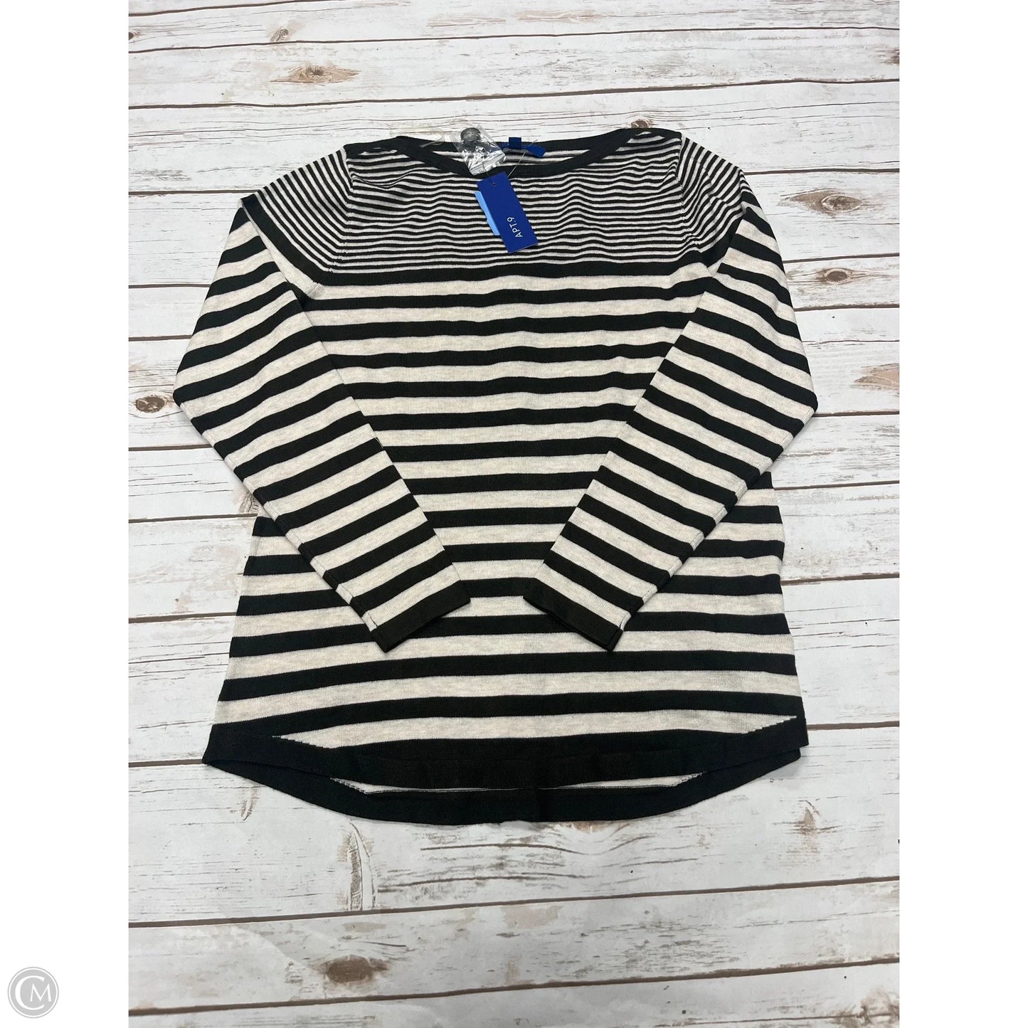 Top Long Sleeve By Apt 9 In Green, Size: M