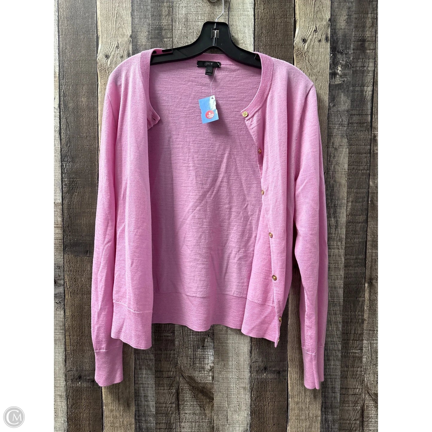 Cardigan By J. Crew In Pink, Size: Xl