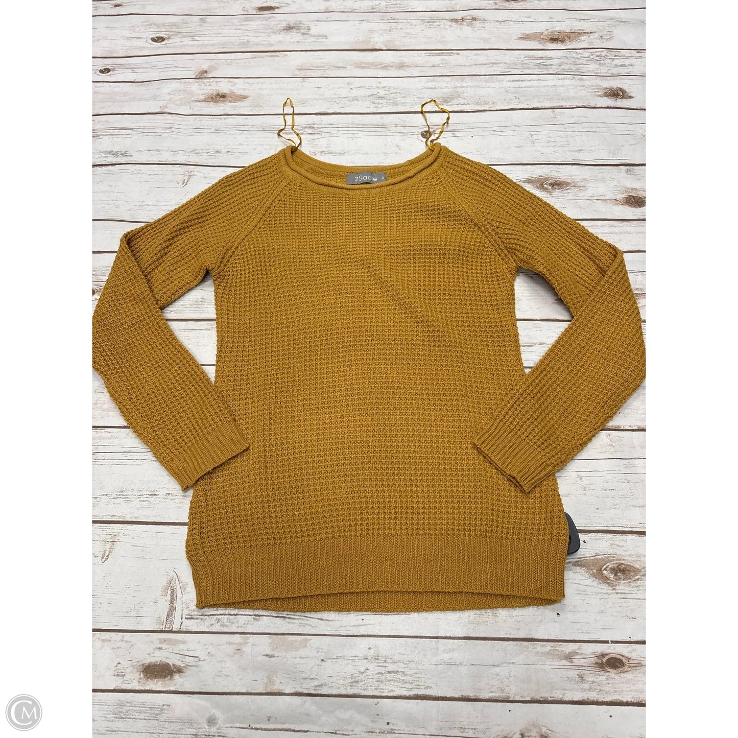 Sweater By Cme In Gold, Size: M