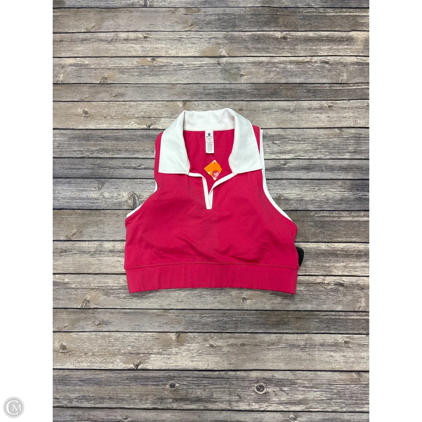 Athletic Tank Top By 90 Degrees By Reflex In Pink, Size: L