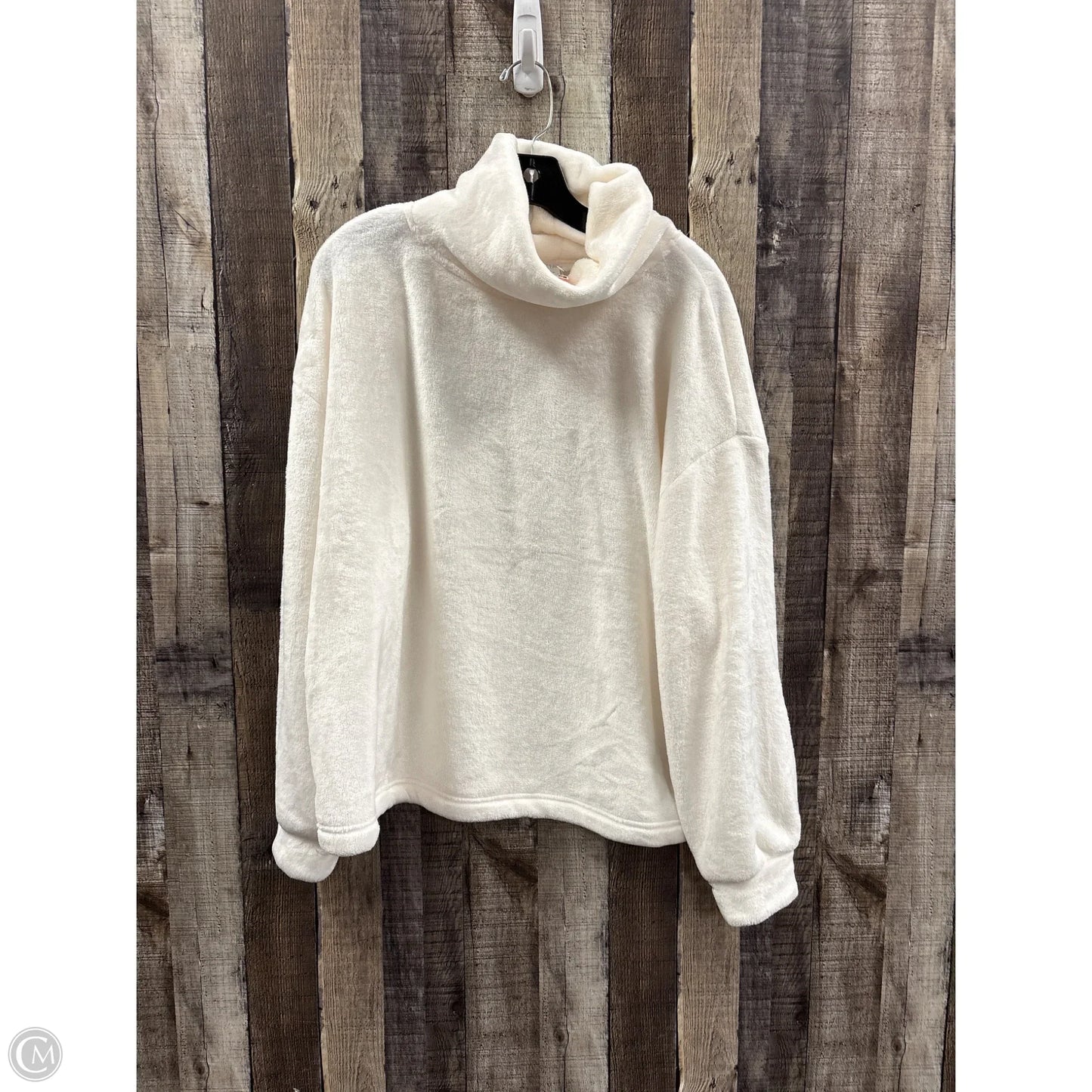 Top Long Sleeve By Time And Tru In Ivory, Size: Xl