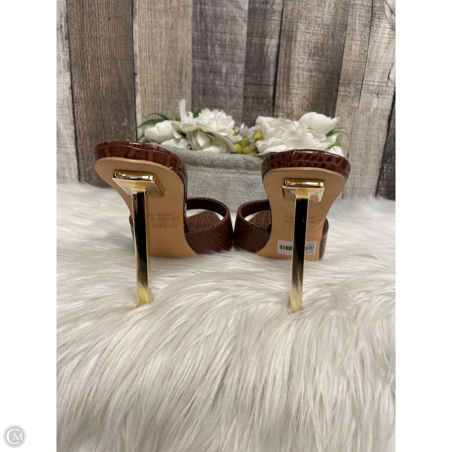 Shoes Heels Stiletto By Cme In Brown, Size: 8