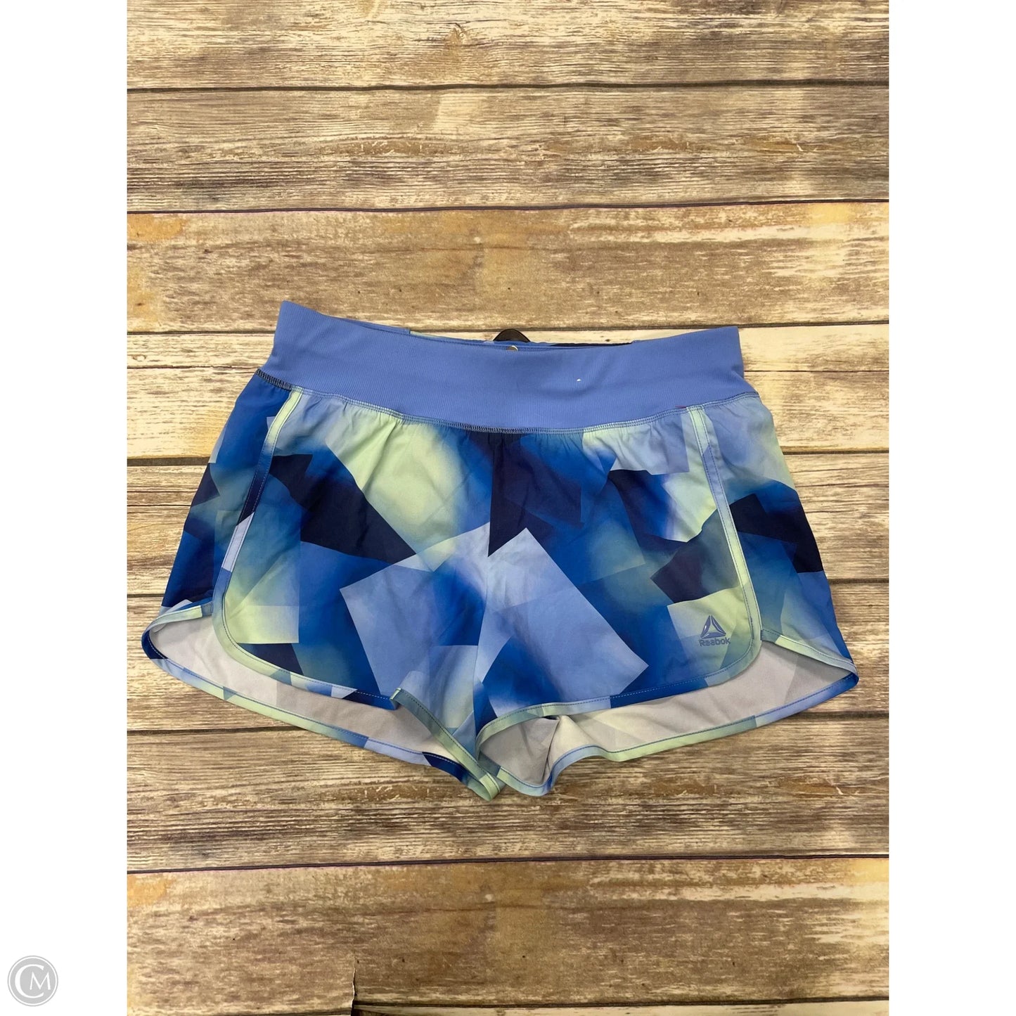 Athletic Shorts By Reebok In Blue, Size: L