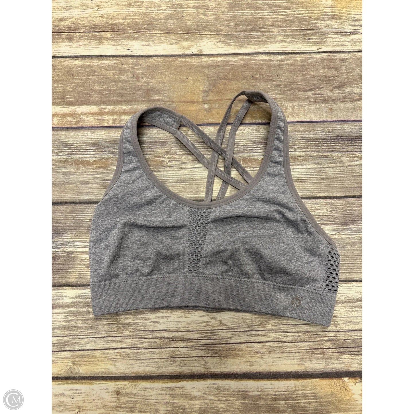 Athletic Bra By Rbx In Grey, Size: M