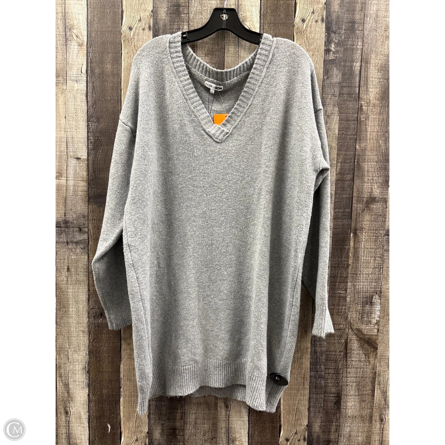 Sweater By Fashion Nova In Grey, Size: M