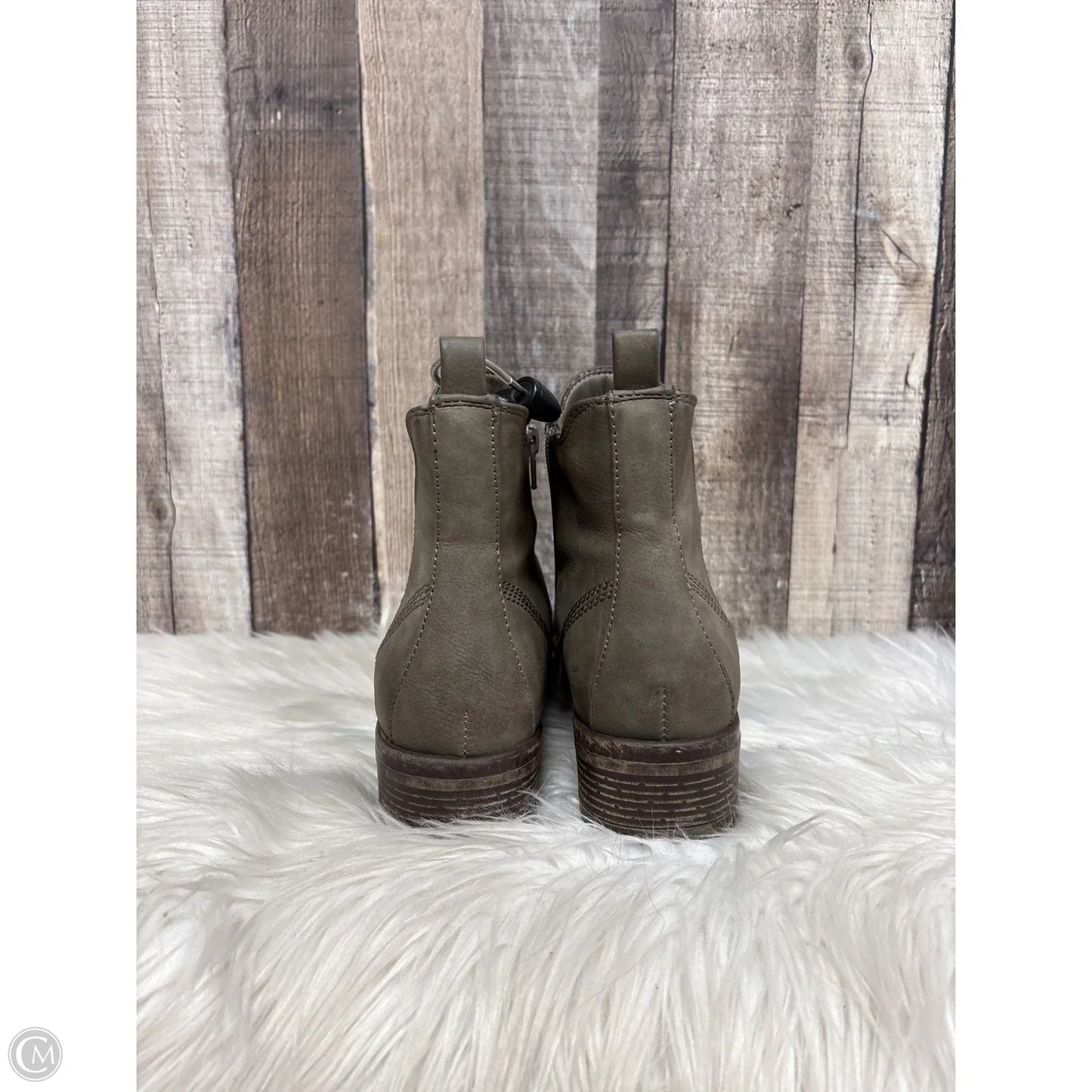 Boots Ankle Heels By Crown Vintage In Taupe, Size: 9
