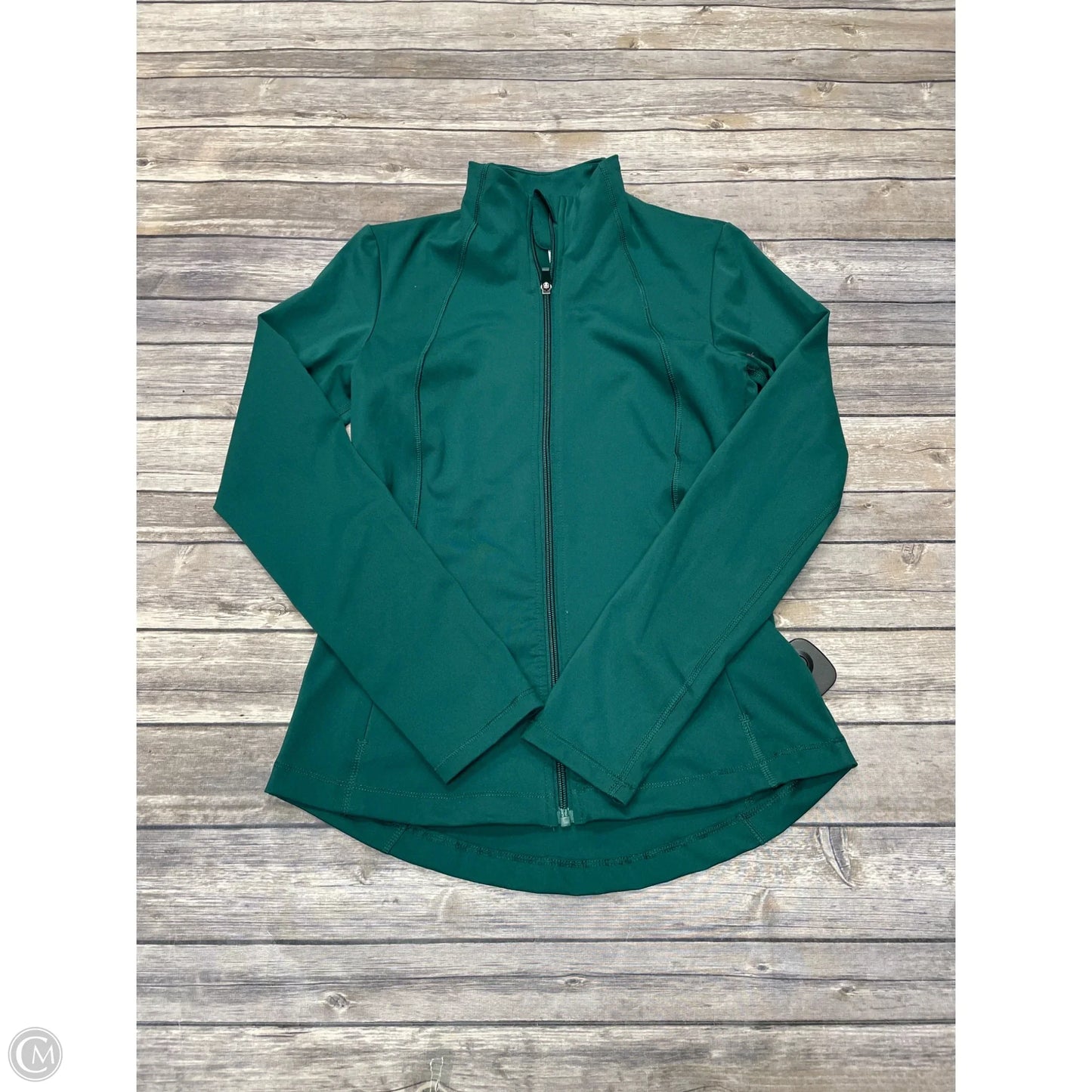 Athletic Jacket By 90 Degrees By Reflex In Green, Size: S