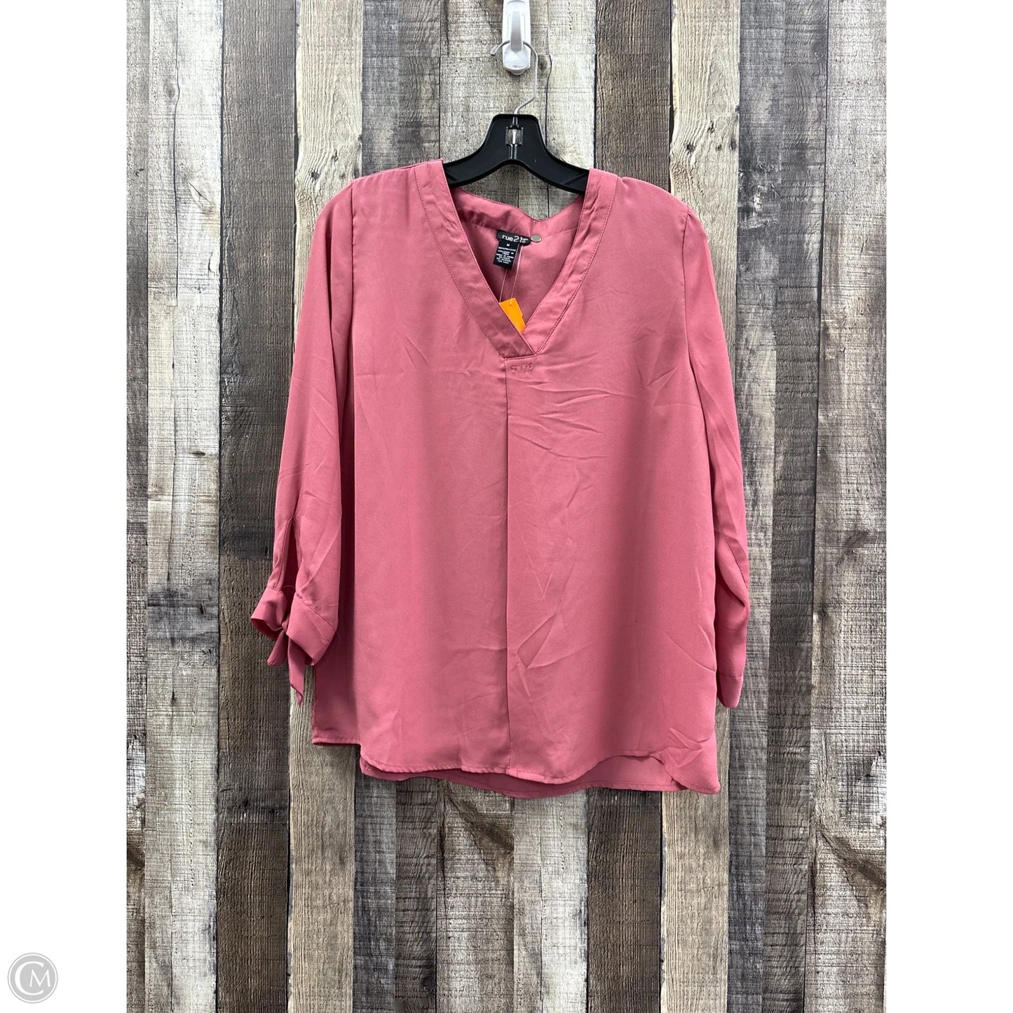 Top Long Sleeve By Rue 21 In Mauve, Size: M
