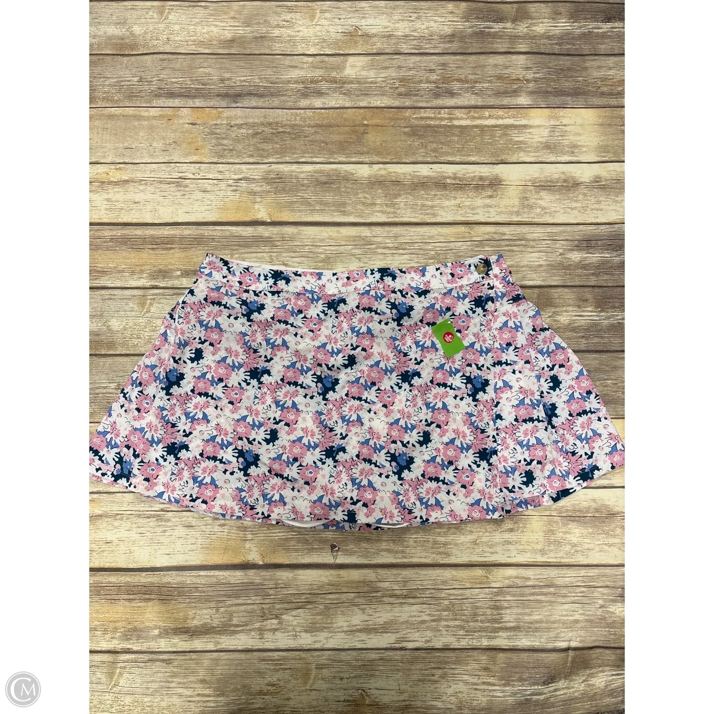 Athletic Skort By Puma In Floral Print, Size: Xxl