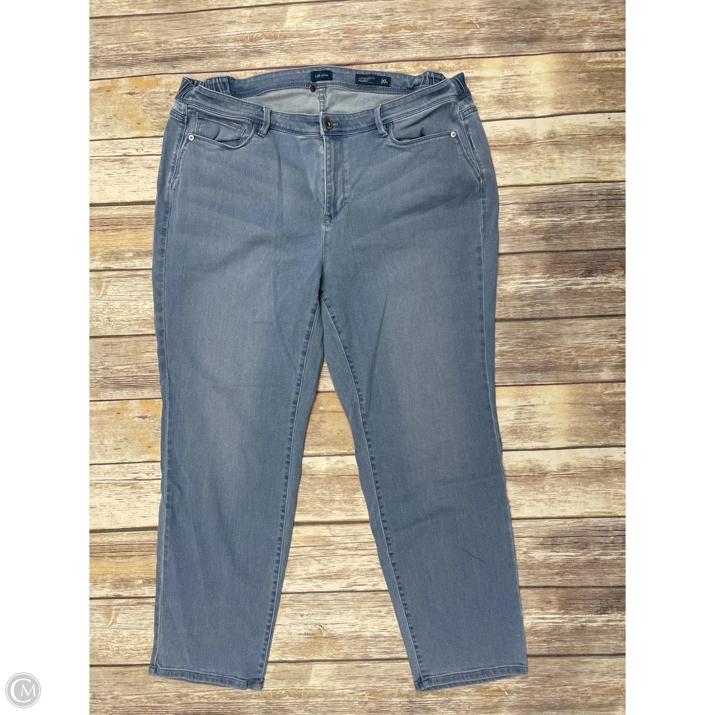 Jeans Cropped By J. Jill In Blue Denim, Size: 20