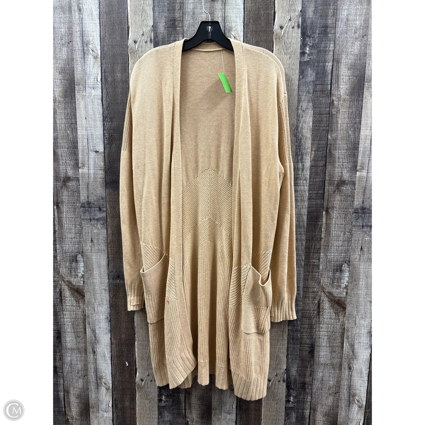 Sweater Cardigan By Lululemon In Gold, Size: Osfm