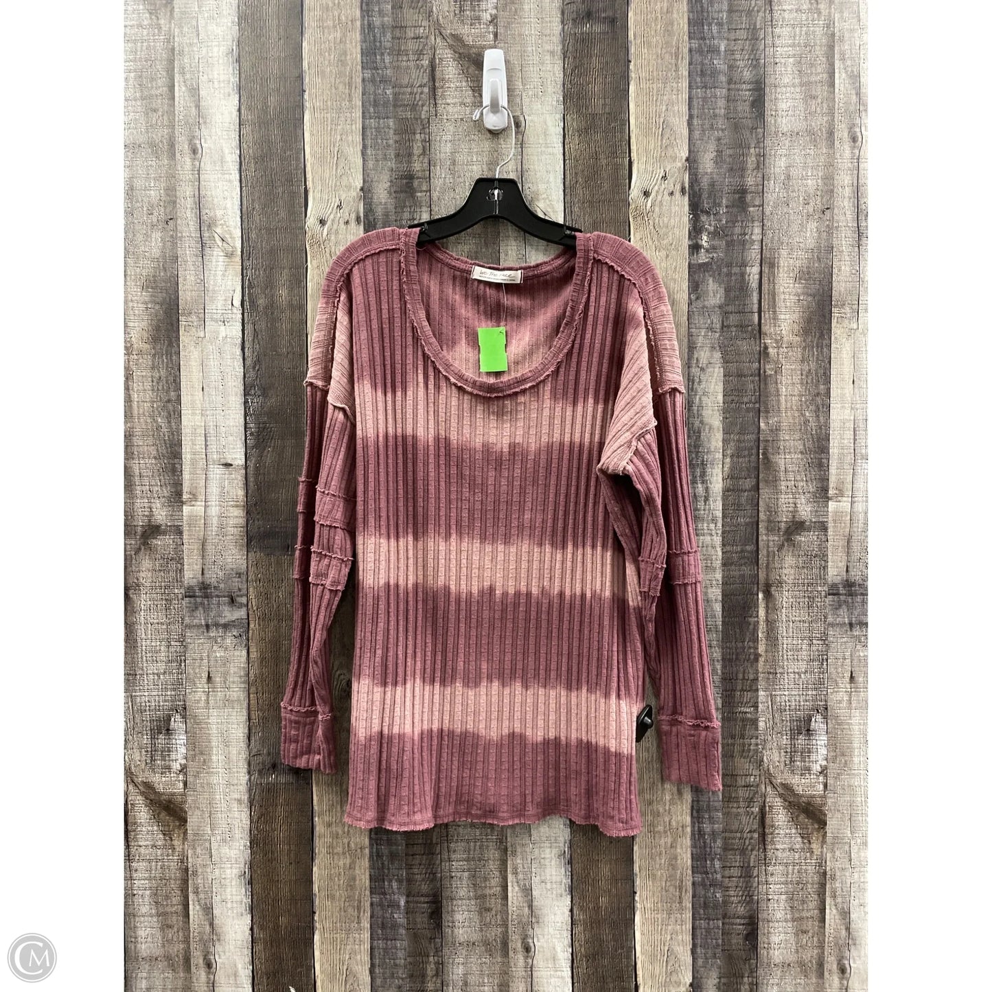 Top Long Sleeve By We The Free In Tie Dye Print, Size: M